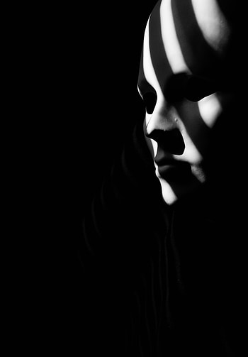 Bw, Chb, Mask, Gloomy, Face HD phone wallpaper