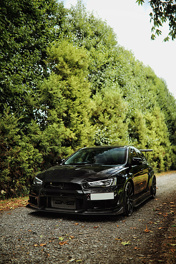 Mitsubishi, Cars, Front View, Mitsubishi Lancer Evolution HD phone wallpaper