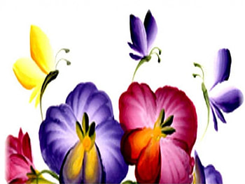 Summer Breeze, butterflies, summer, flowers HD wallpaper