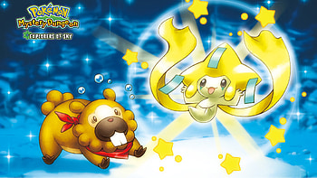 Legendary Pokmon, Bidoof and Jirachi HD wallpaper