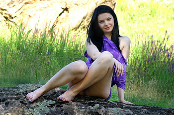 purple, feet, babes, legs HD wallpaper