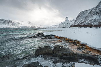 Gimsøy kirke, Vågan, Norway, religious, church HD wallpaper