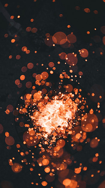 Abstract, Dark, Glare, Circles, Bokeh, Boquet HD phone wallpaper
