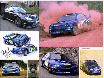 Richard Burns, subaru, wrc, cars HD wallpaper