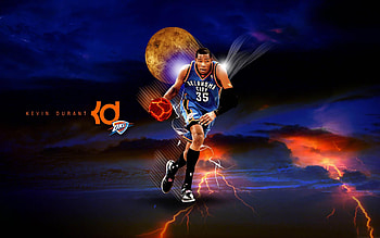 Oklahoma City Thunder, Kevin Durant Logo HD wallpaper