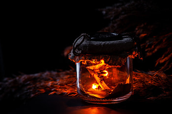 Jar, Firefly (Insect) HD wallpaper
