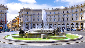 Piazza della Repubblica, Rome HD wallpaper