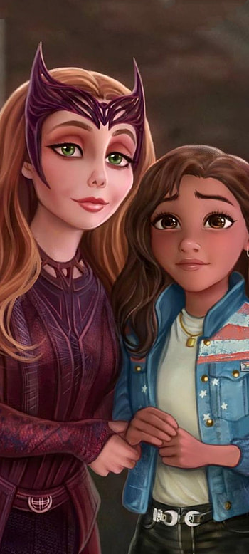 Bruja Escarlata Disney, olsen, elizabeth, witch, Scarlet HD phone wallpaper