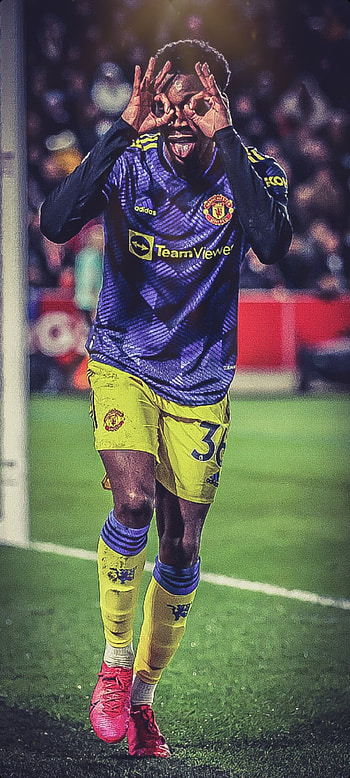 Anthony Elanga, epl, griddy, manutd, sweden, cristiano, football, ronaldo, manchester HD phone wallpaper