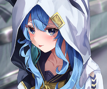 Hoshimachi Suisei, hololive, Hoshimachi Suisei, Anime, Virtual Youtuber HD wallpaper