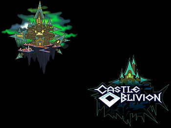 Castle Oblivion (KH:COM), kh com, logo, world, chain of memories, castle oblivion, kingdom hearts HD wallpaper