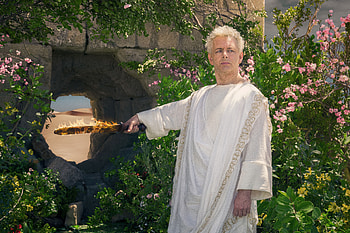 Aziraphale (Good Omens), Michael Sheen, TV Show, Good Omens HD wallpaper