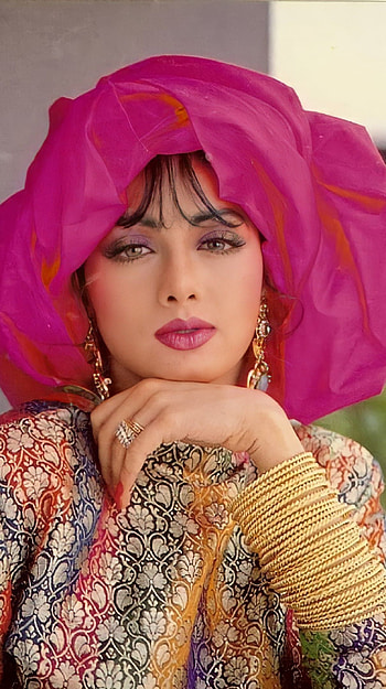 Sreedevi, bollywood actress, vintage HD phone wallpaper