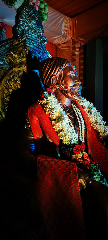 Shivaji Maharaj, magenta, art HD phone wallpaper