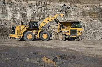 Wheel Loader, Vehicles, Caterpillar 771D, Caterpillar 986K, Dump Truck HD wallpaper