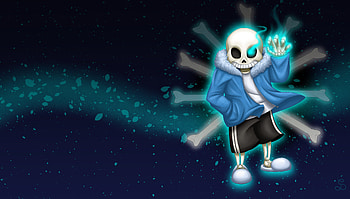 Undertale (Sans) by SarOkami on DeviantArt HD wallpaper