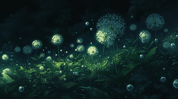 Dandelion, Dandelion, Anime, Aesthetic, AI Art, Aesthetic Anime HD wallpaper