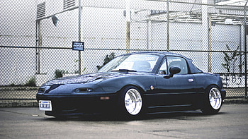 MX-5 NA Stance Side View, Mazda Miata HD wallpaper