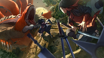 Madara Uchiha vs Hashirama Senju, Intense battle, Anime , Ryan Simpson HD wallpaper