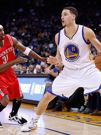 Warriors vs Rockets, Klay Thompson HD phone wallpaper
