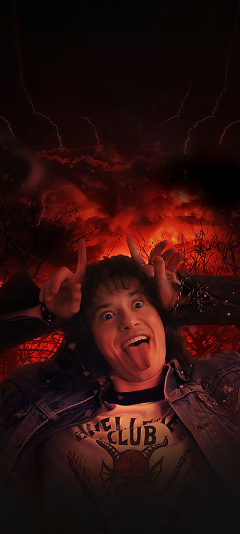 stranger things, cielo, munson, serie, eddie HD phone wallpaper