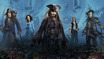 Javier Bardem, Salazar's Rache extras, Rakuten TV, Pirates of the Caribbean HD wallpaper