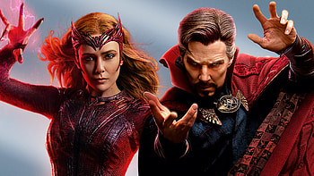 Scarlet Witch & Doctor Strange Unite | Doctor Strange Multiverse, Scarlet Witch, Elizabeth Olsen, Doctor Strange, Benedict Cumberbatch, movie, Doctor Strange in the Multiverse of Madness HD wallpaper