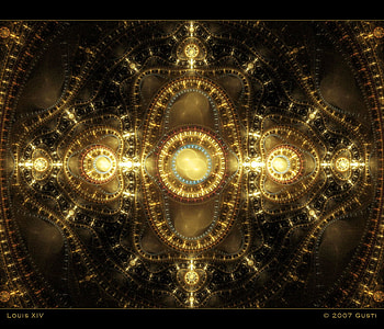 Louis XIV by gusti boucher.jpg, gold plated, abstract HD wallpaper