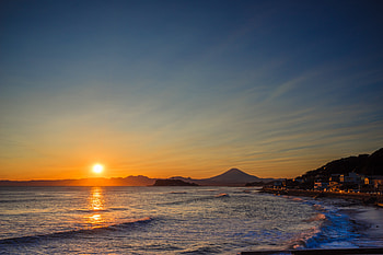 Nature, Mountains, Sun, Horizon, Glare HD wallpaper