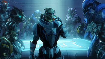 Garrus Vakarian, Mass Effect Halo crossover, Turian covenant section, Games HD wallpaper