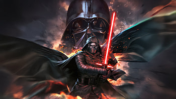 The Darth Vader Dark Power, star-wars, darth-vader, artwork, digital-art, art, movies HD wallpaper
