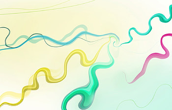 Meosphere, colors, design, abstract, ribbions HD wallpaper