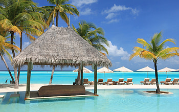 Beautiful resort, Maldives getaway, Beach , -perfect HD wallpaper