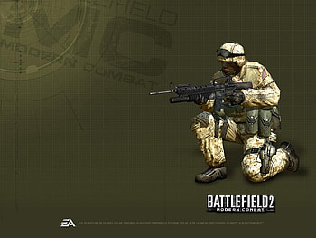 Battlefield-2 Modern Combat, shoot, videogame, soldier, battlefield, modern combet, adventure, action, 3d, abstract, game, gun HD wallpaper