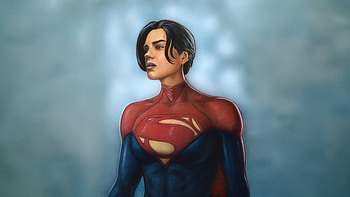 Ronin Supergirl, supergirl, superheroes, artwork, digital-art, sasha-calle, art, deviantart HD wallpaper