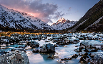 New Zealand south island, Travel scenery, island, South island beauty HD wallpaper