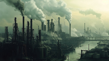 Industrial Pollution: A Ultra Experience, pollution, industrial landscape, factory, smoke, urban environment HD wallpaper