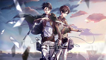Levi and Eren, Attack on Titan: The Final Season HD wallpaper