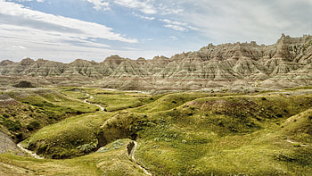 Badlands of South Dakota, Inspiring , background, Western beauty HD wallpaper