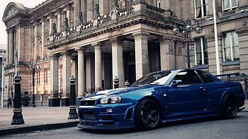 Nissan Skyline Gtr Full White Blue Nismo : Archived at Car – Slhando.com Nissan Skyline GTR | A… ... HD wallpaper