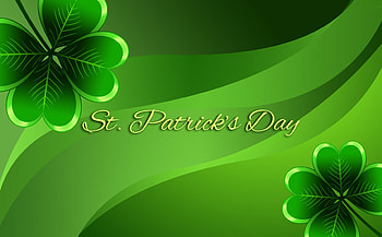 Happy St. Patrick's Day, shamrocks, clover, green, shamrock, St Patricks Day, clovers HD wallpaper