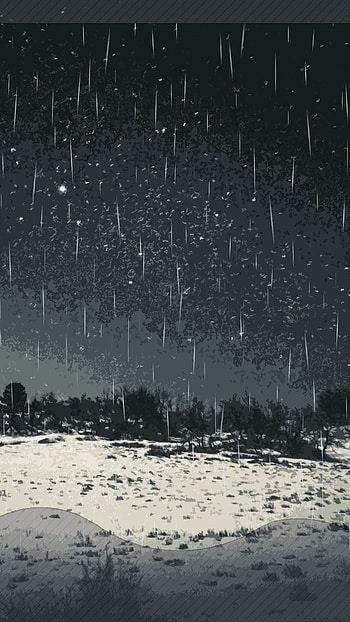 Winter Night, dark, night, artistic, winter, winter night HD phone wallpaper