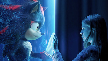 Sonic the Hedgehog 3 – Epic Moment in Crystal Blue Glow, Sonic the Hedgehog 3 HD wallpaper