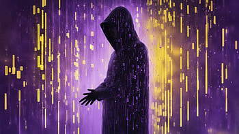Ghost Digital Rain , ghost, rain, artist, artwork, digital-art, deviantart HD wallpaper