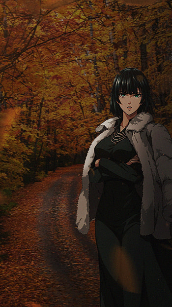 Fubuki, Autumn, anime aestethic, one punch man, one punch man aestethic, aestethic, one punch man , autumn aestethic, one punch man edit, fubuki, fubuki edit, eye, layered hair, waifu, dark aestethic, animelove, share, anime edit, anime HD phone wallpaper