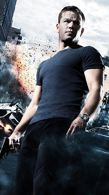The Bourne Ultimatum, Matt Damon, Explosion, Jason Bourne HD phone wallpaper