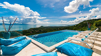 Villa Cyan, Koh Samui travels, Tropical paradise, Villa Novo HD wallpaper
