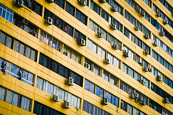Windows, Building, Miscellanea, Miscellaneous, Facade, Air Conditioners, Air Conditioning HD wallpaper