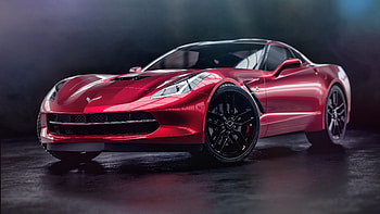 Corvette C7 Stingray, Artistic masterpiece, Intricate details, Creative work HD wallpaper