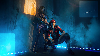 Arcane Caitlyn And Vi, caitlyn-league-of-legends, vi-league-of-legends, games, cosplay, league-of-legends, video-games, deviantart HD wallpaper